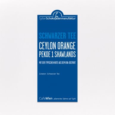 Schwarztee Ceylon Orange Pekoe 1 Shawlands