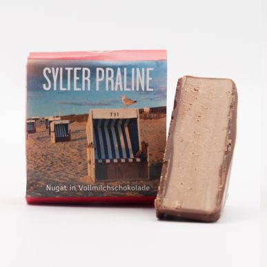 Sylter Praline: Nugat in Vollmilchschokolade