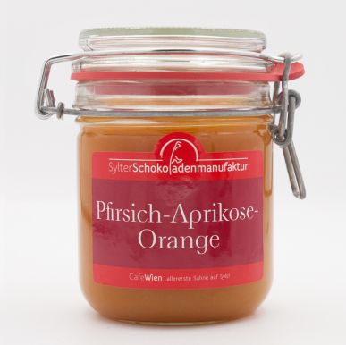 Pfirsich-Aprikose-Orange  380 g Glas
