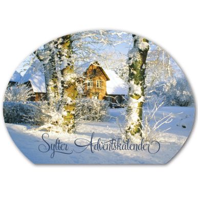 Adventskalender Edition Reetdachhaus im Schnee