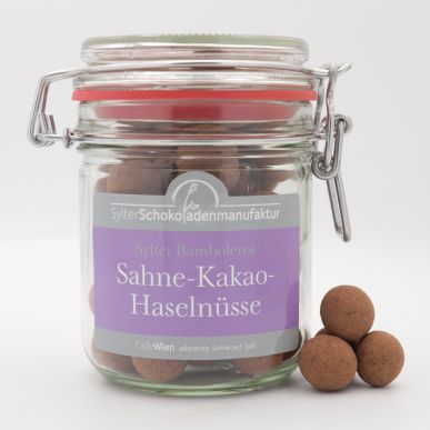 Bamboleros Sahne-Kakao-Haselnüsse im Glas