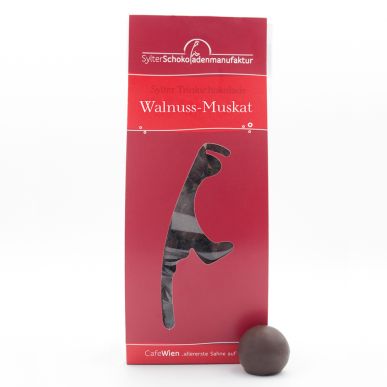 Trinkschokolade Walnuss-Muskat im NFP.